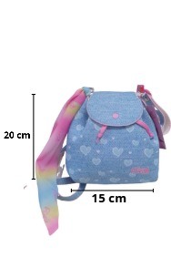 BOLSA/MOCHILA JEANS INFANTIL